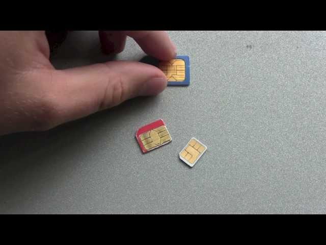 Nano SIM vs Micro SIM vs Normale SIM Karte - Vergleich