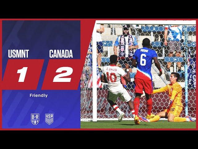 USA lose on home soil to Canada for first time since 1957 | USMNT 1-2 Canada | Official Highlights