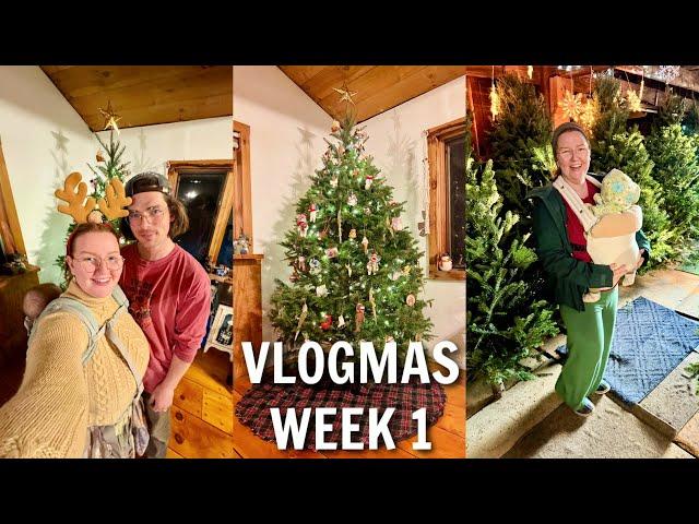 VLOGMAS | decorating, shopping local & making family memories!