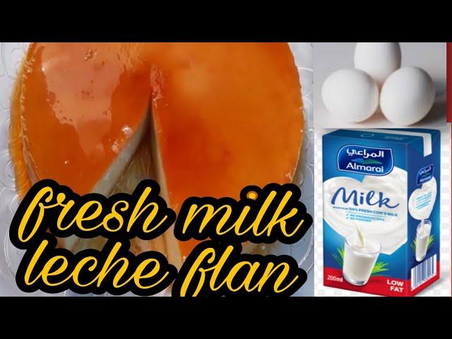 Fresh Milk Leche Flan | easy recipe #reupload