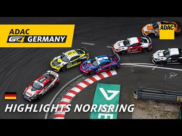 Highlights ADAC GT4 Germany Norisring | Rennen 2 | Deutsch | ADAC Motorsports