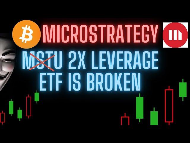  2X Leverage MSTU IS Broken... What Did I Do About It? 