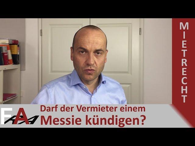 Messie - Darf der Vermieter kündigen? I Fachanwalt Alexander Bredereck