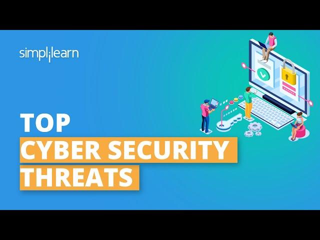 Most Common CyberSecurity Threats | CyberSecurity Attacks | CyberSecurity For Beginners |Simplilearn