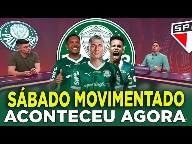  SÁBADO PARA COMEMORAR! SAIU A MELHOR NOTÍCIA NO VERDÃO! ÚLTIMAS NOTÍCIAS DO PALMEIRAS