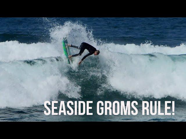 SEASIDE REEF GROMS ARE THE BEST IN CALIFORNIA!  Reef Persidok, Brody Buck and crew.