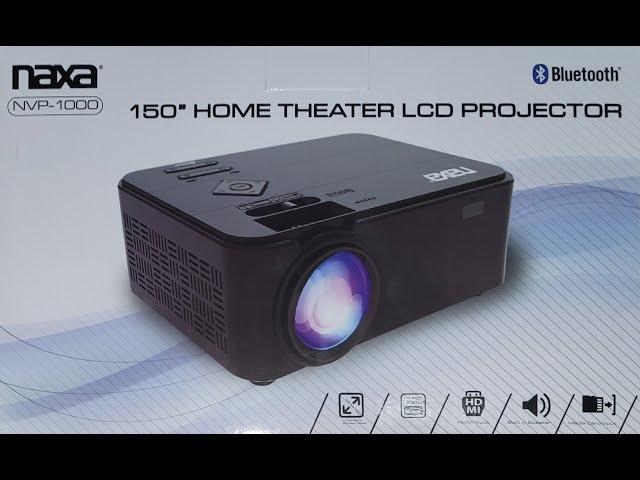 Review for the Naxa Home Theater LCD Projector - 150 Inch Screen NVP-1000