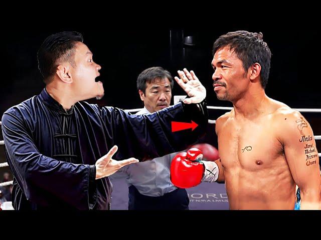 KUNG FU Master Tries Manny Pacquiao.. Instantly Regrets It