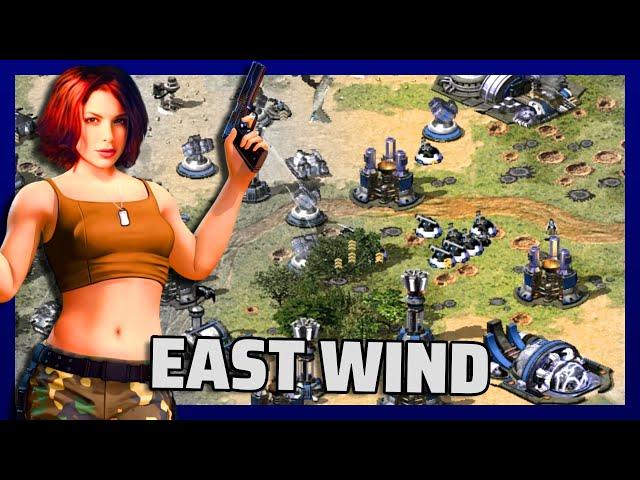 Red Alert 2 | The East Wind | (7 vs 1 + Superweapons)