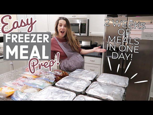 FREEZER MEALS! Fill Your Freezer & Prep for Postpartum for NEW MOMS (part 1)