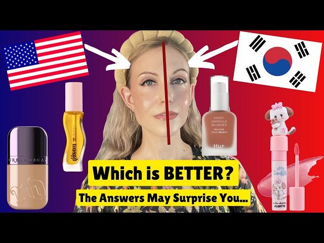 K-Beauty vs American Makeup