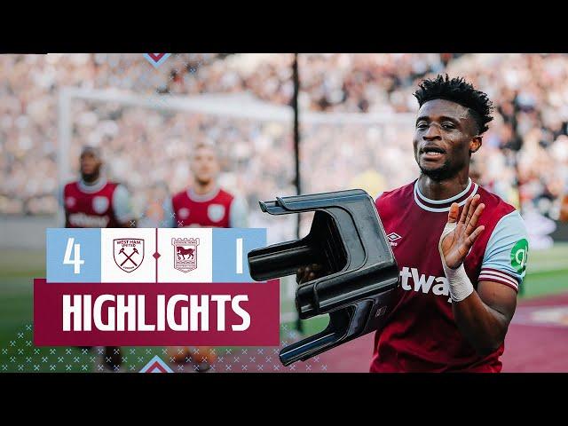 West Ham 4-1 Ipswich Town | Kudus Heads Home In Strong Hammers Victory! | Premier League Highlights