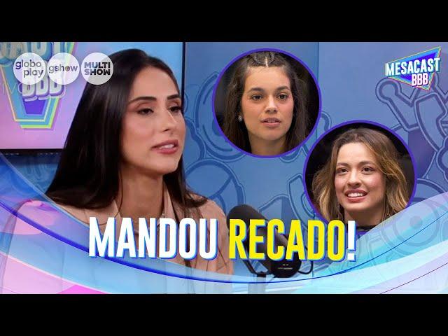 DENIZIANE MANDA RECADO PARA ALANE E BEATRIZ E DIZ QUEM É A COBRA DA EDIÇÃO!  | MESACAST BBB