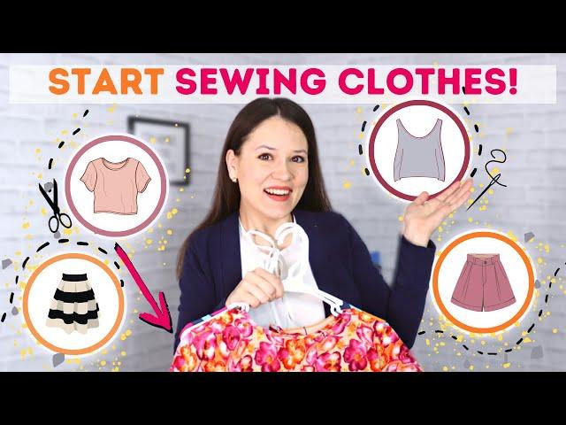 HOW TO Start Sewing your own clothes with these 7 easy garments!