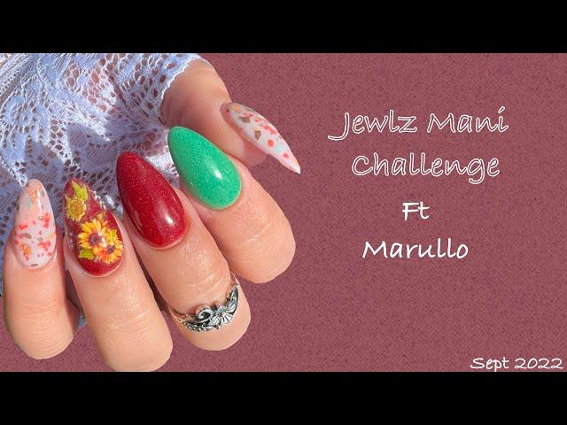 Dip Nails l Jewlz Mani Challenge l ft Marullo