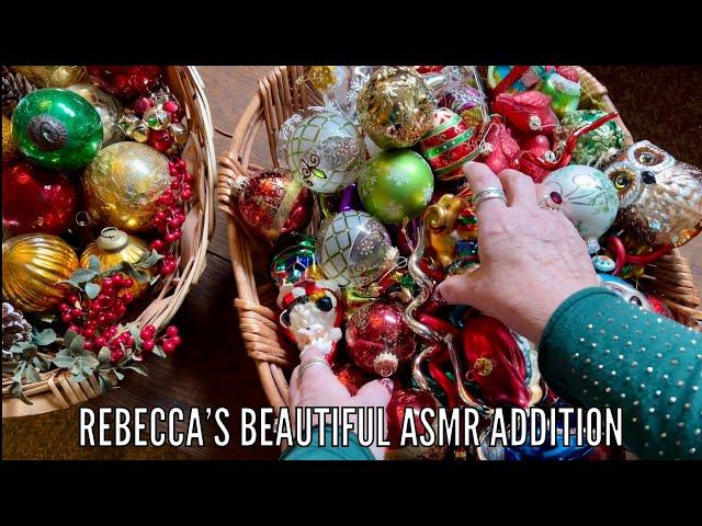 Christmas Home Tour~Decorating! (Soft Spoken Version) ASMR Open House with music & layered sounds.