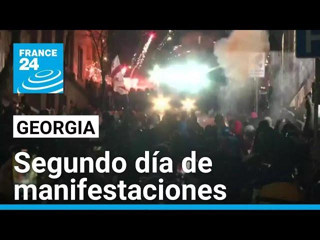 Georgia: segundo día de manifestaciones contra de suspensión del proceso de adhesión a la UE