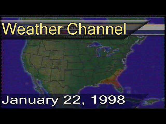 The Weather Channel - January 22, 1998