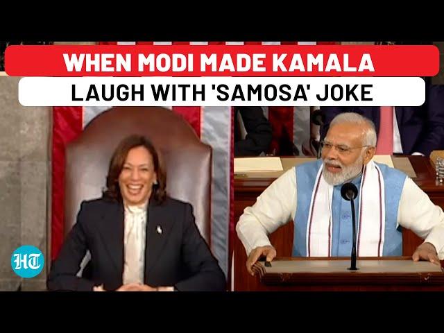 On Camera: When PM Modi Made Kamala Harris Laugh Loud At 'Samosa' Joke; US VP's India View Decoded