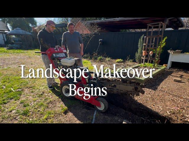 Beginning Stage Of The Backyard Makeover! || Visit Our Garden