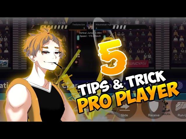 5 TIPS & TRICK PRO PLAYER || The Spike - Volleyball Story