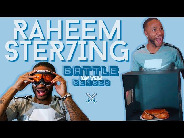 SMELL, TOUCH & TASTE CHALLENGES VS MY MATES | RAHEEM STERLING