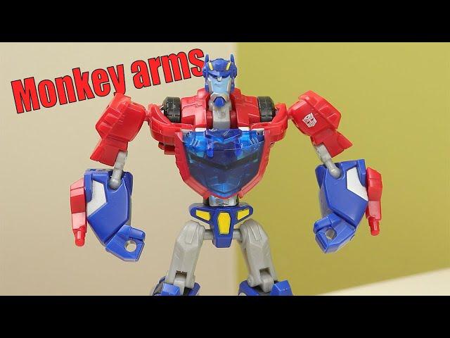 Why He Built Like That Tho?? | #transformers Animated Deluxe Class Cybertron Optimus Prime Review