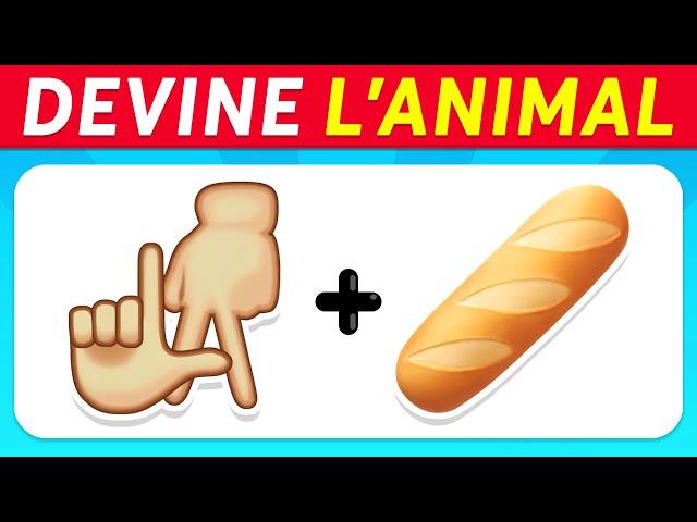 Devine l'ANIMAL en ÉMOJIS | Quiz Émoji  Robo Quiz