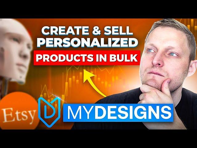 How To Create & Sell Personalized Print on Demand Products in Bulk on Etsy (Easy Side Hustle)
