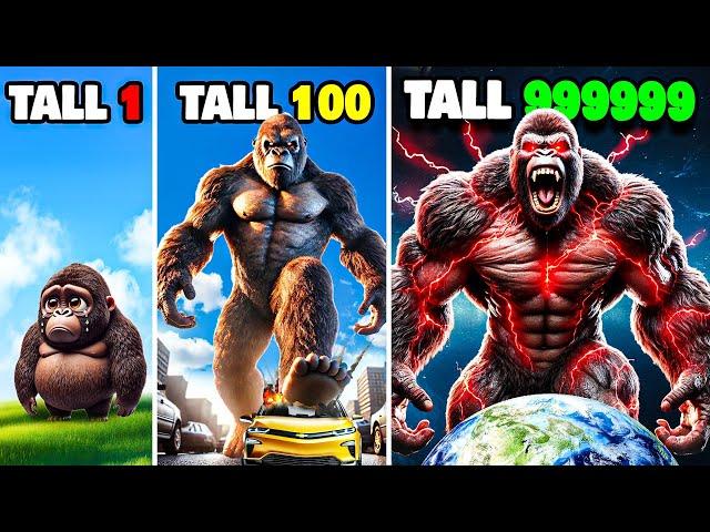 Upgrading KING KONG to the TALLEST EVER in GTA 5