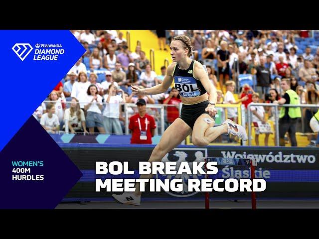 Femke Bol sets new Silesia meeting record in 400m hurdles - Wanda Diamond League 2024