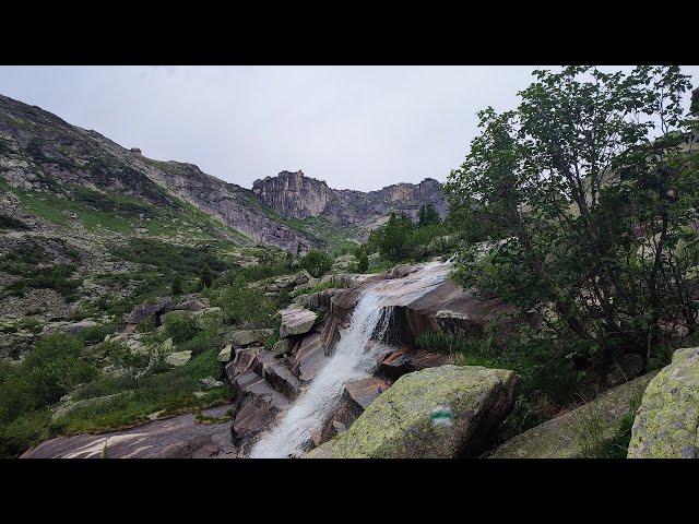 Водопад Мраморный. Природный парк Ергаки