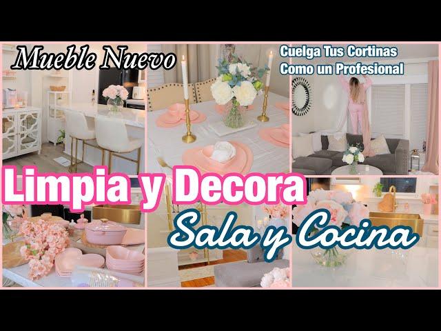 DECORACIÓN SAN VALENTÍN 2024 IDEAS PARA DECORAR SALA Y COCINA| VALENTINE’S DAY DECOR #cleanwithme