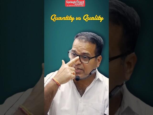 Quality matter karti hai  || Dileep Sir Springboard Academy #quality #motivation #motivational #new