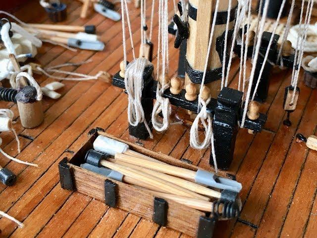 How to Make Scale Rigging Hanks for Model Ships