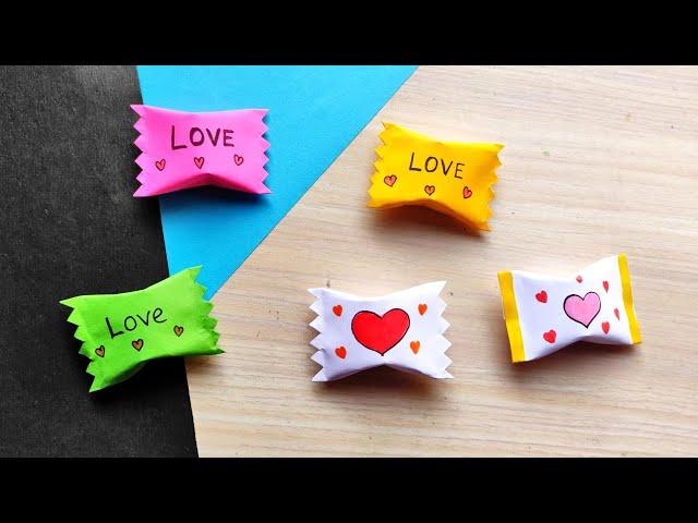 Love Chocolate making easy | Chocolate making gifts idea | Paper chocolate making idea