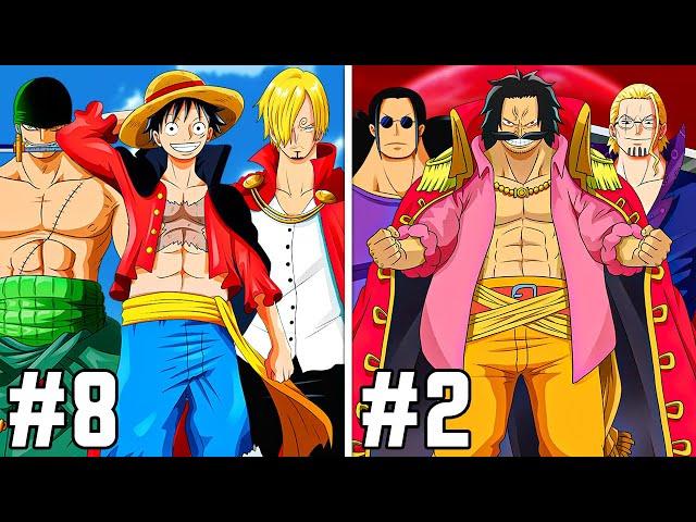 Top 10 STRONGEST Pirate Crews RANKED! (One Piece)