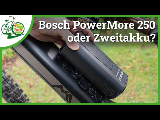 Bosch PowerMore 250  Alle Details & Nachrüsten  Range Extender oder besser doch Zweitakku?