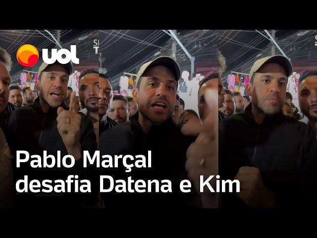 Pablo Marçal, já em campanha, desafia Datena e Kim: 'Vem pra rua'