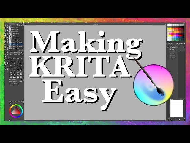 Making Krita easy  Part 1 ( Customizing Your Workspace ) Make it Cozy!