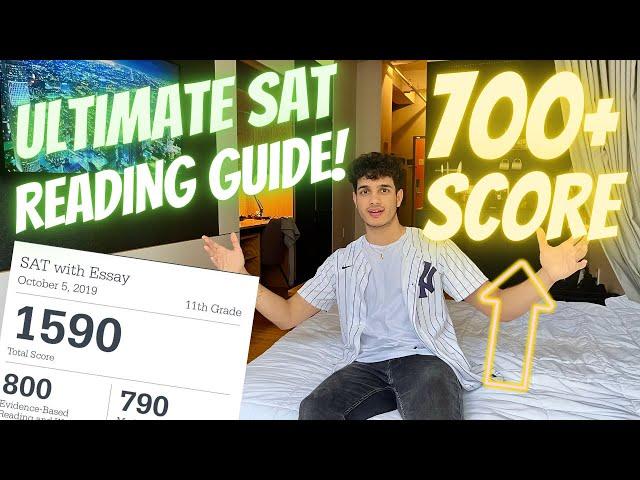 ULTIMATE SAT READING GUIDE TO IMPROVE YOUR SCORE 300 POINTS!