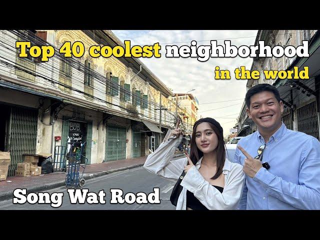 Food,Street Art, Cafe and Old Architecture in Bangkok next to Chinatown