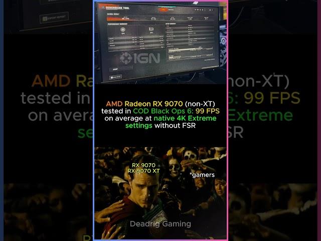 AMD Radeon RX 9070 tested in COD Black Ops 6: 99 FPS on average at 4K Extreme settings without FSR