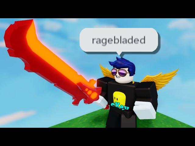 i still love the Rageblade.. (Roblox Bedwars)