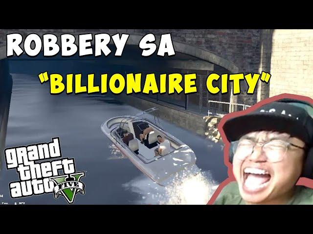 GTA V | UNANG ROBBERY (The Billionaire City)(PART 2)