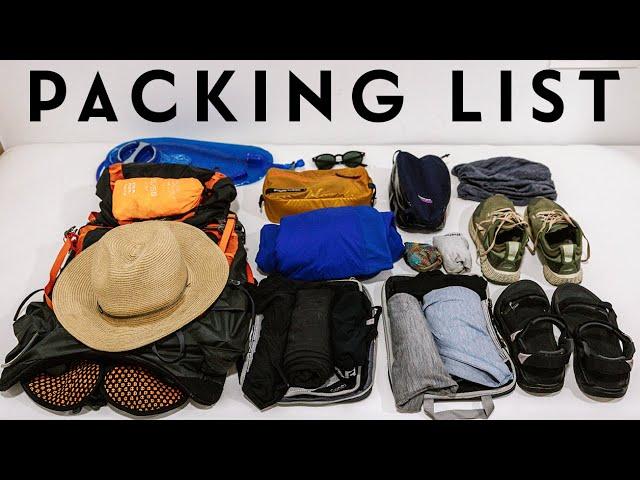 CAMINO PACKING LIST FOR FEMALES: What You Need to Pack for a Spring/Summer Camino Frances!