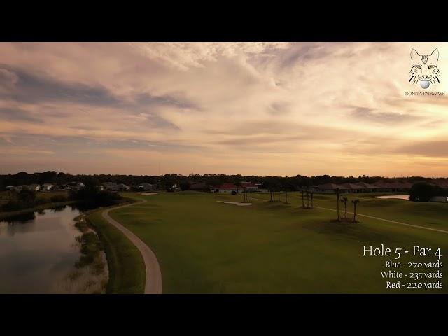 Hole 5 at Bonita Fairways Golf Club in Bonita Springs, Florida