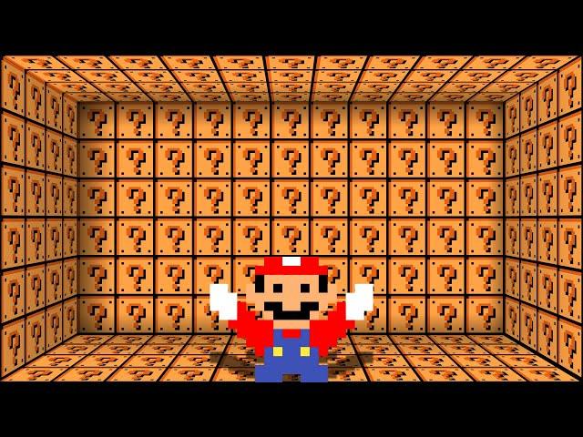 Can Mario Collect 999 item Blocks in Super Mario Bros.?