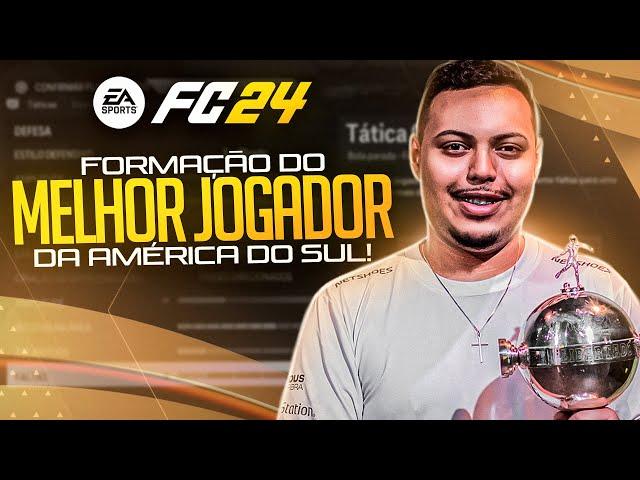 FC 24: FORMAÇÃO TÁTICA DO CAMPEÃO DA AMÉRICA DO SUL  4-3-2-1 do NATHAN CAMPEÃO DA E-LIBERTADORES!