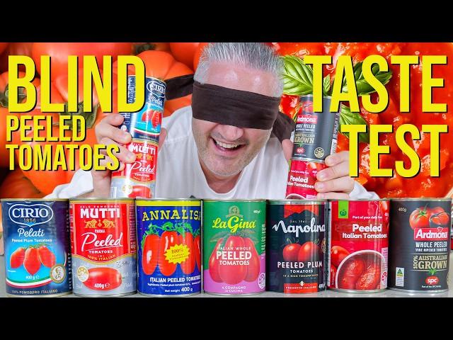 Guessing the Top Brand of Peeled Tomatoes Blindfolded!